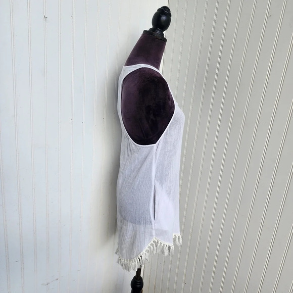 VICTORIA'S SECRET TUNIC DRESS 🌹SWIM COVER UP TEE TOP RACERBACK Lightweight XS - Picture 4 of 11